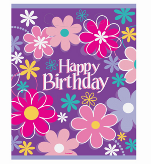 Birthday Blossoms Loot Bags (8 Pack)