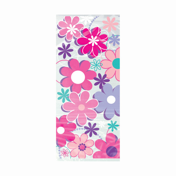 Birthday Blossoms Cellophane Bags (20 Pack)