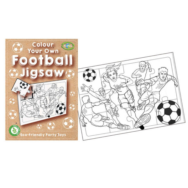 Play Cardboard Football Jigsaws (14x10cm)