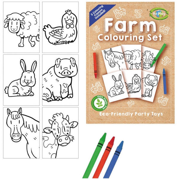 Play Farm A6 Colouring Set