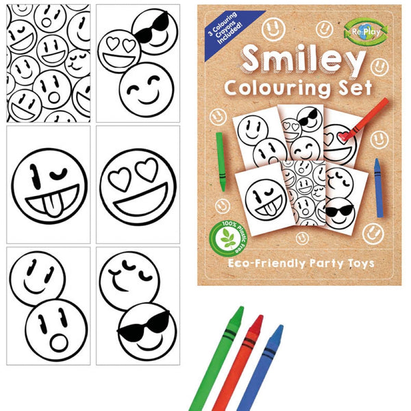 Play Smiley A6 Colouring Set