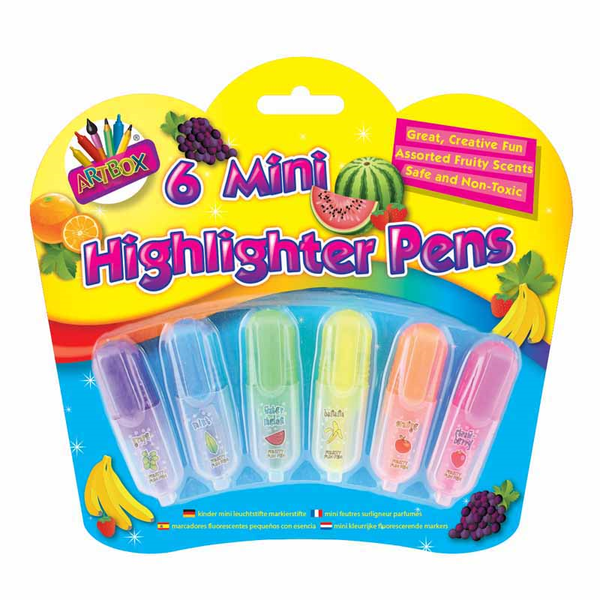 Scented Mini Highlighters (6 Pack)