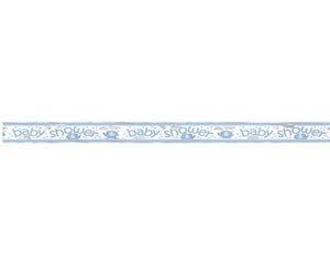 Foil Umbrellaphants Blue Banner Long Fold (12 ft)