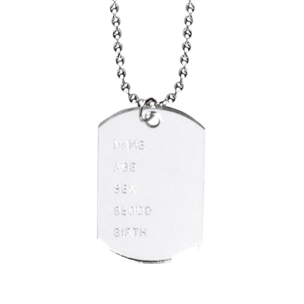Army Style - Necklace ID tag