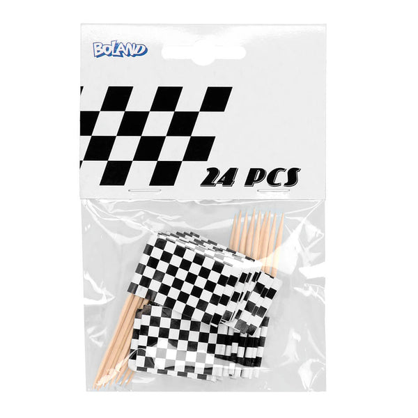 Flag picks Racing (7 cm) (24 Pack)