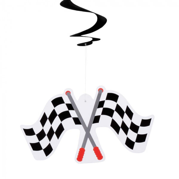 Racing Themed Decoration Swirls (3 Pack)