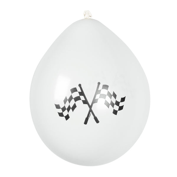 Latex Balloons Racing Double Sided 25cm (6 Pack)