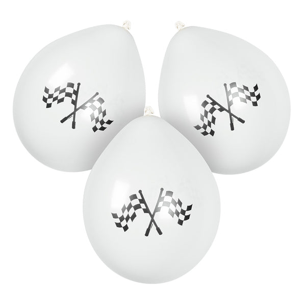Latex Balloons Racing Double Sided 25cm (6 Pack)