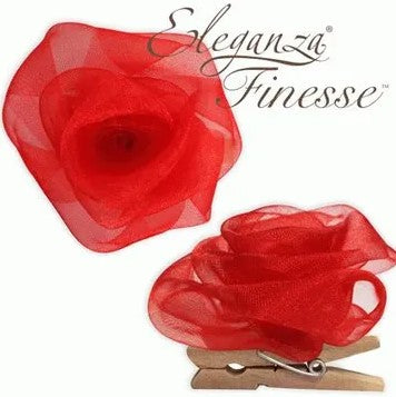 Eleganza Finesse Clip Roses Red No.16 (4 Pack)