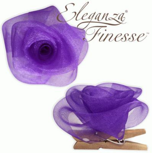 Finesse Clip Roses Purple