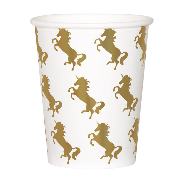 Paper Cups Unicorn - 10 Pack (21 cl)