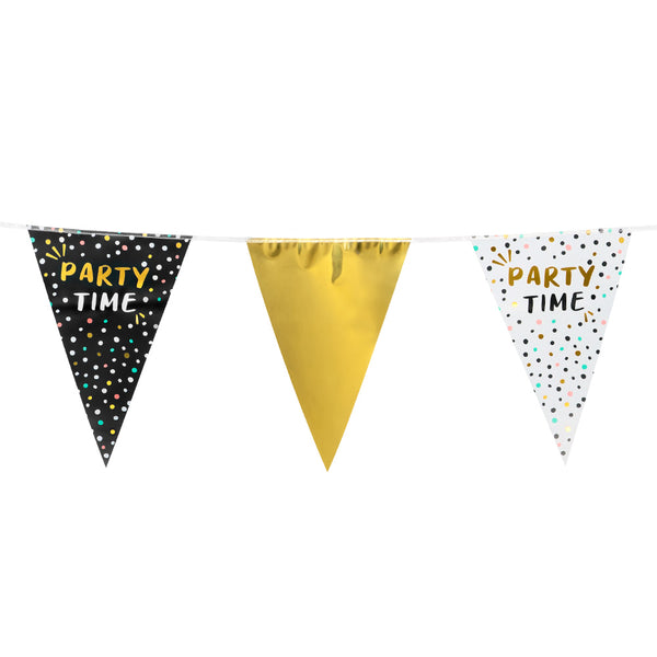 Foil Bunting 'Party Time' (6 m)