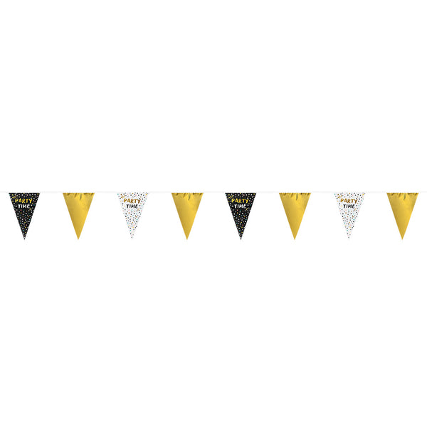 Foil Bunting 'Party Time' (6 m)