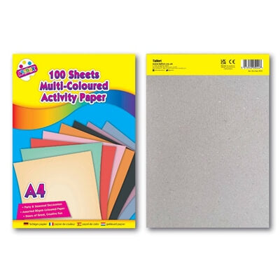 A4 Activity Paper Assorted (100 Sheet loose)
