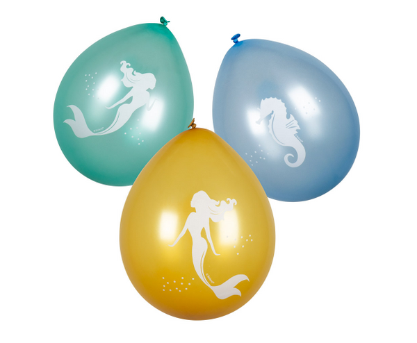 Latex balloons Mermaid (6 Pack)