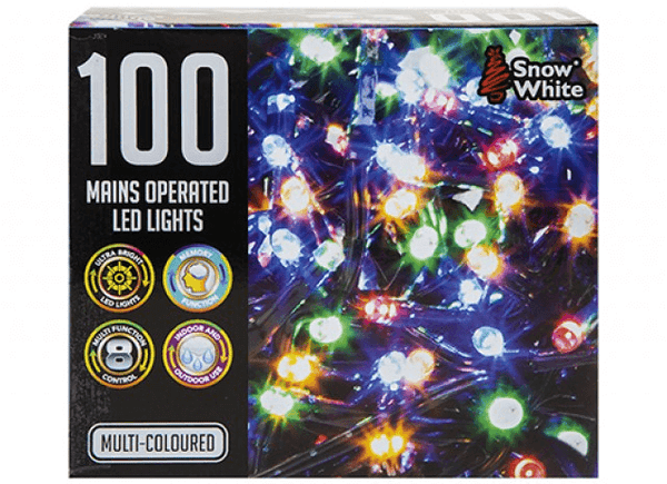 MULTI FUNCTION MAINS OPERATED LED LIGHTS - MULTI (100 PACK)