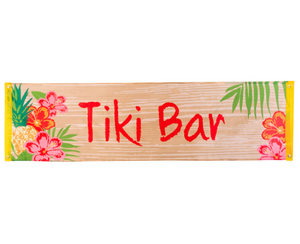 Polyester banner 'Tiki Bar' (50 x 180 cm)