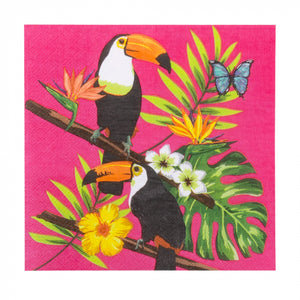 Toucan Napkins - 12 Pack (33 x 33 cm)