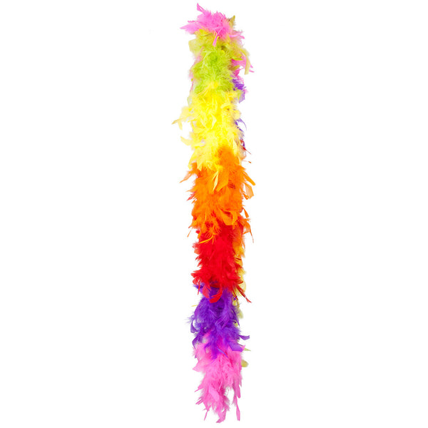 Feather Boa Party - Rainbow (50 g)