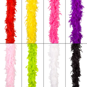 Pink Feather Boa Burlesque Hen Party Scarves Garlands 1920s Fancy Dress  Ladies