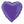 Load image into Gallery viewer, Solid Heart Foil Balloon 18&quot; (Deep Purple)
