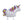 Load image into Gallery viewer, Walking Pet Unicorn Foil Balloon
