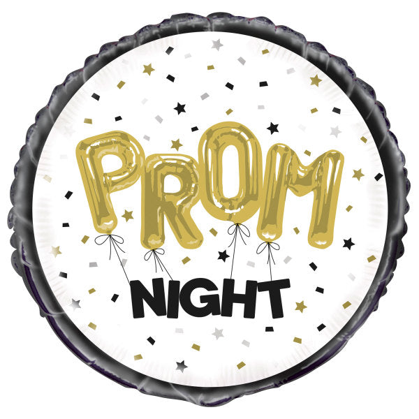 Prom Night Round Foil Balloon (18" )