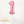 Load image into Gallery viewer, 34" Lovely Pink Number 1 Shaped Foil Balloon (Non Inflated)
