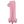 Load image into Gallery viewer, Lovely Pink Number 1 Shaped Foil Balloon 34"" Packaged
