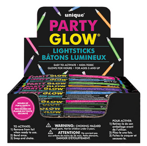 Glow Sticks Counter Display (36 Pack)