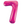 Load image into Gallery viewer, Pink Number 7 Shaped Foil Balloon (34&quot;&quot;)
