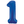 Load image into Gallery viewer, Blue Number 1 Shaped Foil Balloon (34&quot;&quot; )
