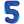 Load image into Gallery viewer, Blue Number 5 Shaped Foil Balloon (34&quot;&quot;)
