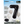Load image into Gallery viewer, 34&quot; Black Number 7 Shaped Foil Balloon (Non Inflated)
