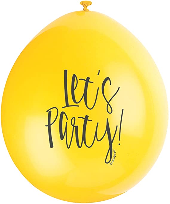 Lets Party 9" Latex Balloons (10 Pack)