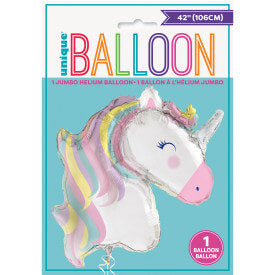 Unicorn Giant Foil Balloon Packaged (42" )