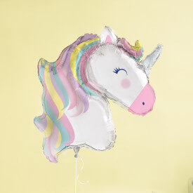 Unicorn Giant Foil Balloon Packaged (42" )