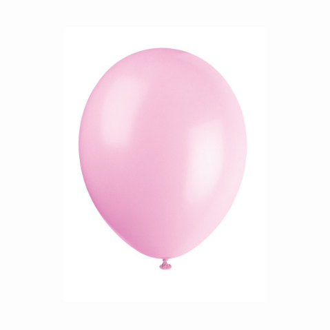 Latex Balloons 12"- Powder Pink (50 Pack)