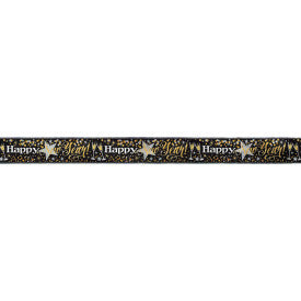 Foil Glittering New Year Banner - (12 ft)