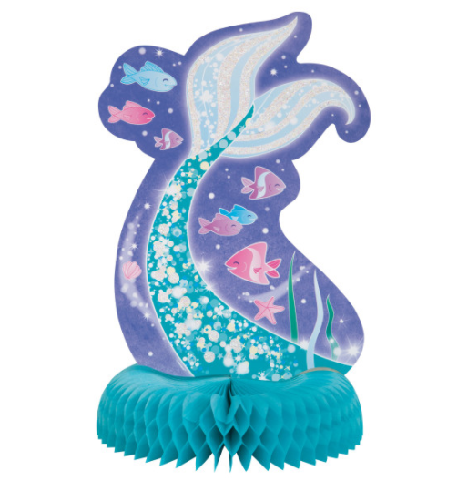 Mermaid Honeycomb Centerpiece (14")