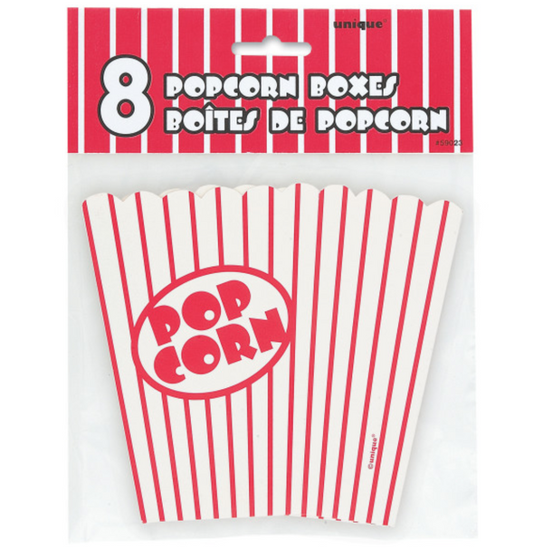 Small Popcorn Boxes (8 Pack)
