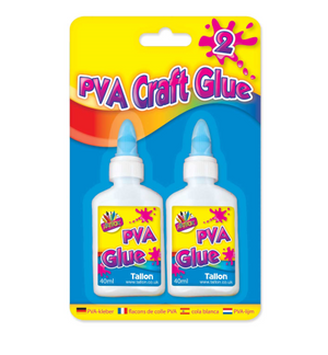 White PVA Glue Bottle (2 x 40ml )