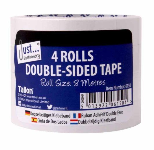 Double Sided Tape (4 by 8m x 18mm)