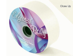 Poly Ribbon No.61 Ivory 50mm x 91m (100yds)