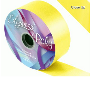 Poly Ribbon No.11 Yellow 50mm x 91m (100yds)