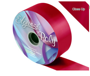 Poly Ribbon No.31 Radiant Claret 50mm x 91m (100 Yards)