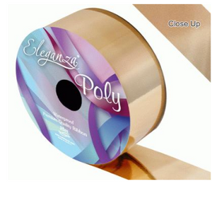 Poly Ribbon Metallic Gold (50mm x 25m)
