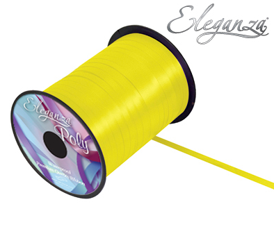 Poly Curling Ribbon No.11 Yellow (5mm x 500yds)