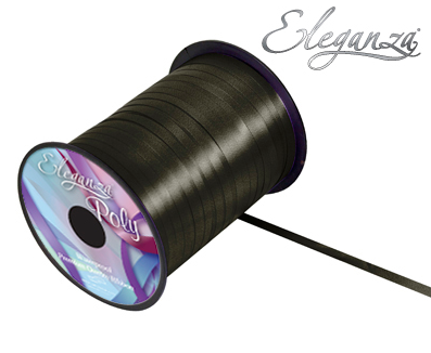 Poly Curling Ribbon No.20 Black (5mm x 500yds)