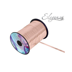 Poly Curling Ribbon Metallic Rose Gold (5mm x250yds)